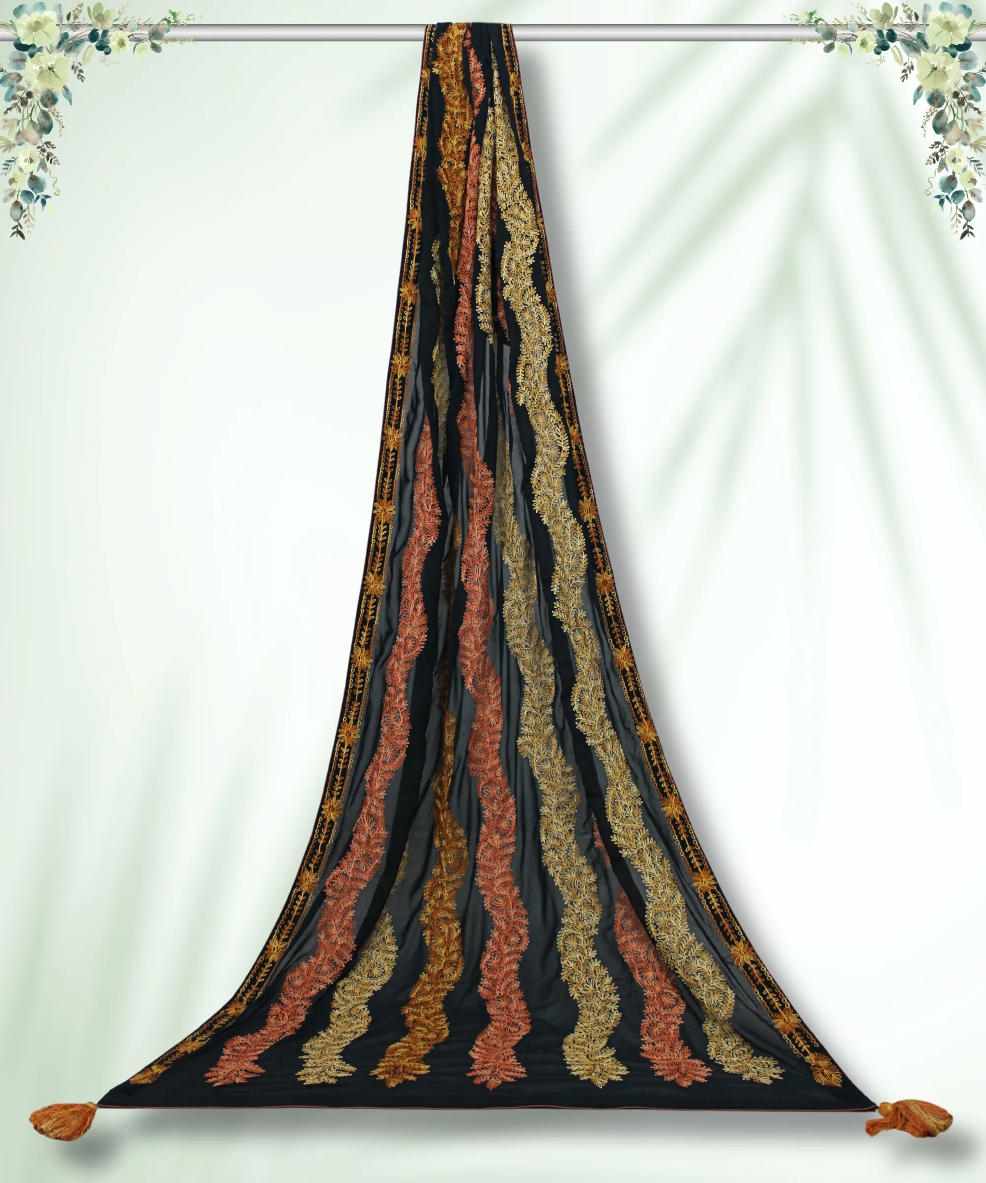 ALBASIR DUPATTA 3 (1) Dupatta Georgette - Image 1