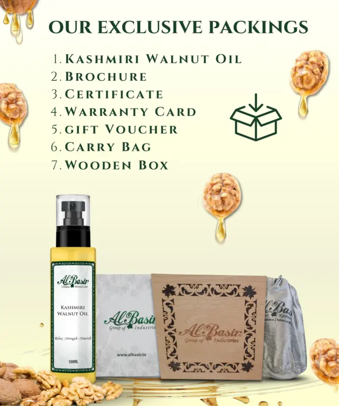 ALBASIR PURE KASHMIRI WALNUT OIL 7