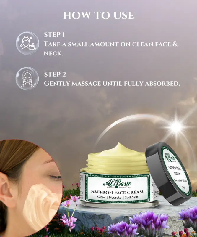 ALBASIR SAFFRON FACE CREAM 4