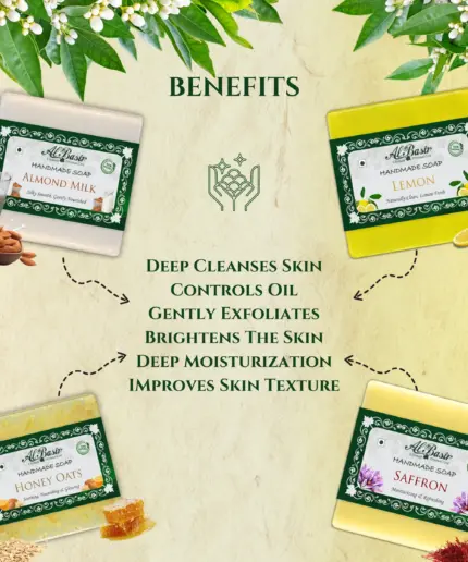 Soap Organic Handmade Set Of 4