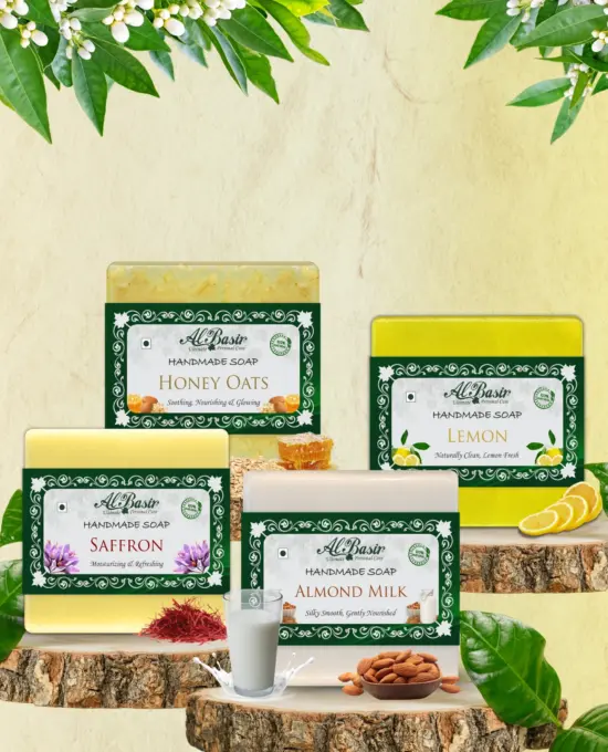 Soap Organic Handmade Set Of 4