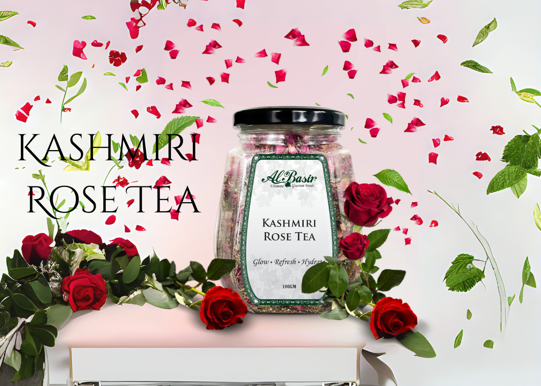 Rose tea front tea
