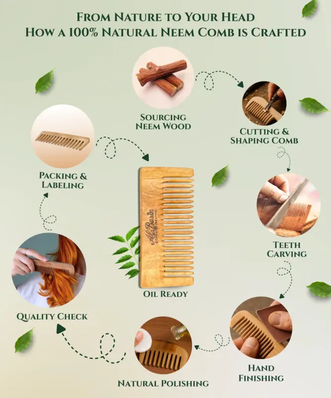ALBASIR NEEM WOOD COMB 5