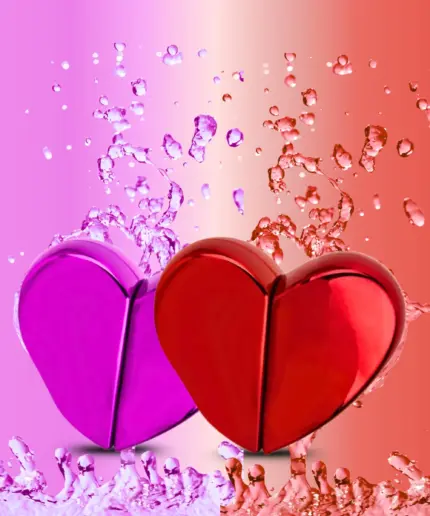Perfume Ruby Red Twin Hearts