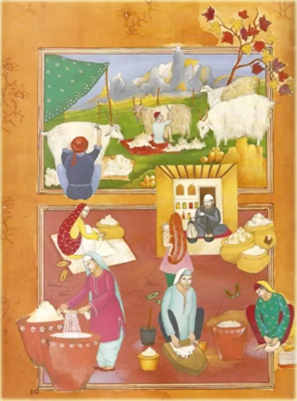 blog image of kalamkari shawl journey