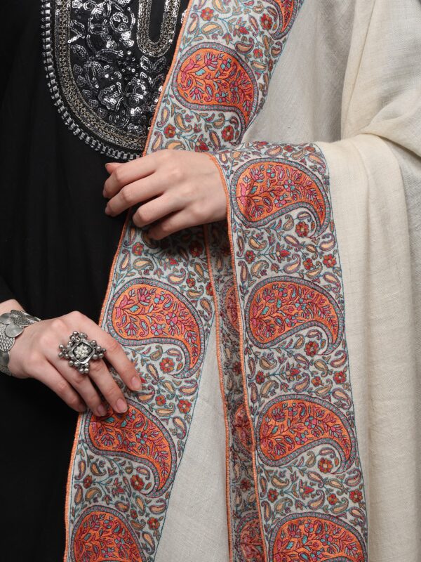 Antique Sozni Work Shawl Blog Images