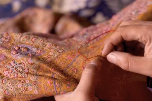 Handmade Sozni Work Shawl Blog IMAGES