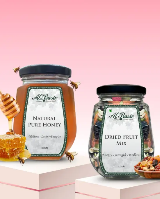 NATURAL PURE HONEY + DRIED FRUIT MIX (1)