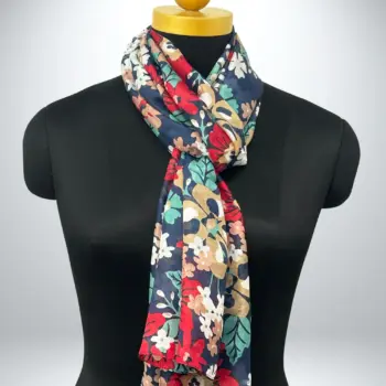 Scarf Silk Floral